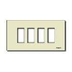 VIMAR S.P.A. - VIW08638.A PLACCA 4M RESINA SCATTO AVORIO