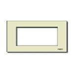 VIMAR S.P.A. - VIW08658.A PLACCA 4MSP RESINA SCATTO AVORIO