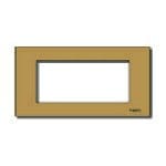 VIMAR S.P.A. - VIW08658.BR PLACCA 4MSP ALLUM. SCATTO BRONZO