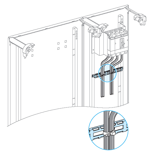 SCHNEIDER ELECTRIC - SNR08868 4 SUPPORTI AMARRAGGI CANALINA G