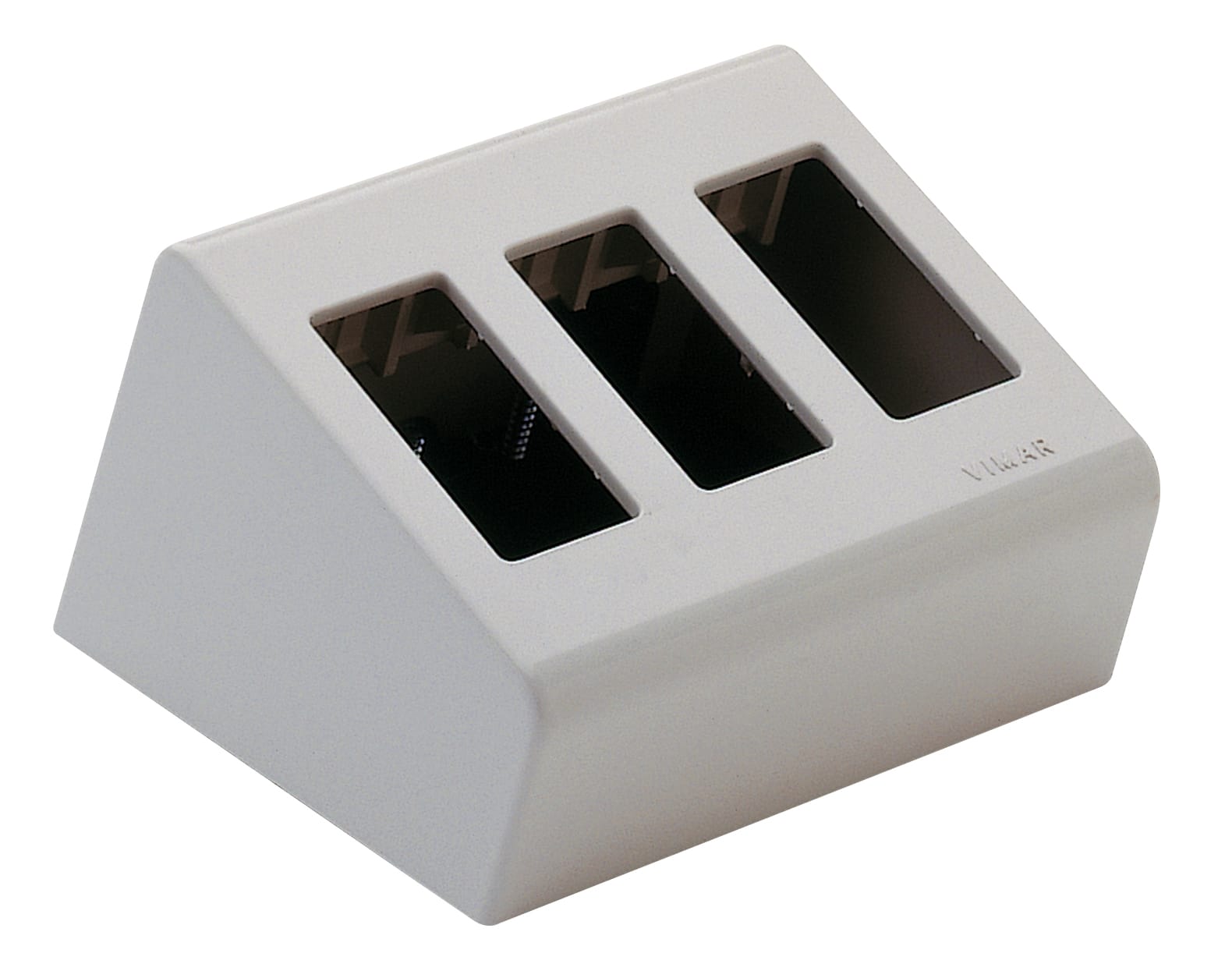 VIMAR S.P.A. - VIW09933 SCATOLA INCLINATA TAVOLO 3M P50MM AVORIO