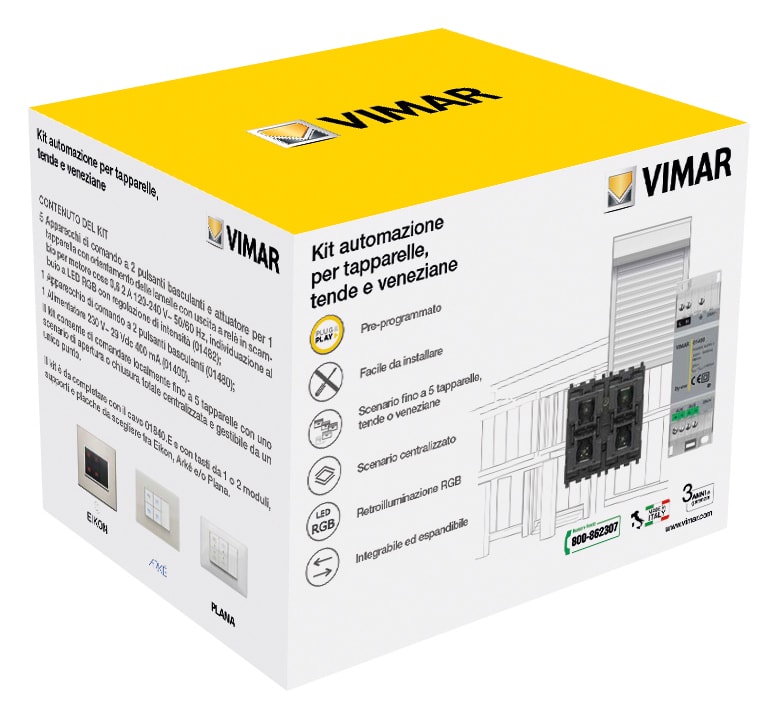 VIMAR S.P.A. - VIW0K01482 KIT DOMOTICO TAPPARELLE PREPROGRAMMATO