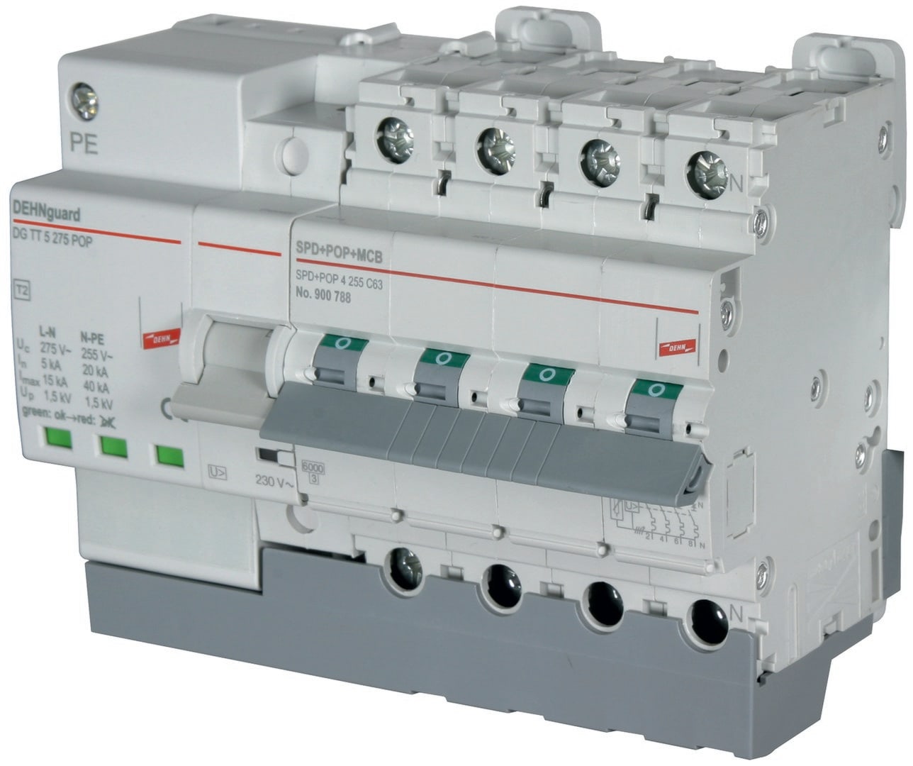 DEHN ITALIA SPA DEH900788 POP+MCB+SPD 4 255 C63