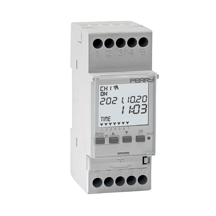 PERRY - PER1IO7081 INTERRUTTORE DIGITALE SETTIMANALE