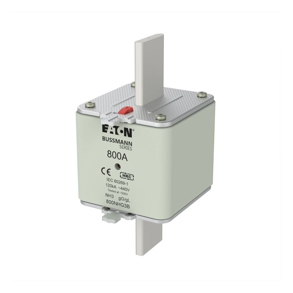 EATON EAO800NHG3B 800NHG3B NH3, GG-GL, 800A, 500VAC, PLACC