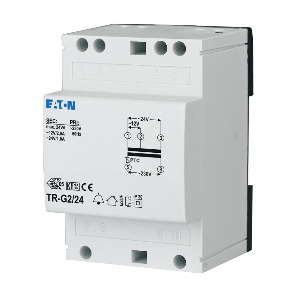 EATON MANIFACTURING - EAO272484 TR-G2/24 TRAFO CAMPANELLI 24 VA 230/12-2