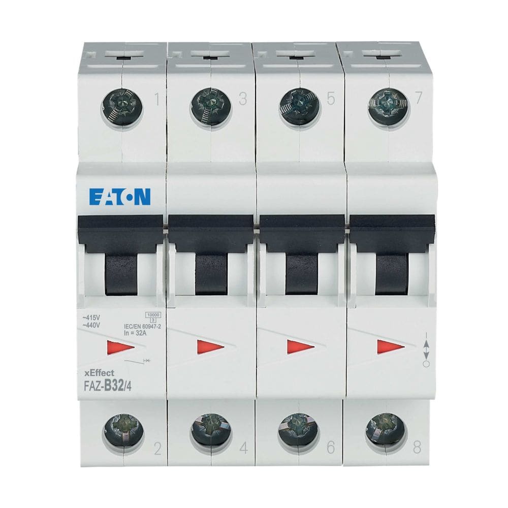 EATON EAO279038 FAZ-B32/4 INT. MT 10KA 4P B 32A