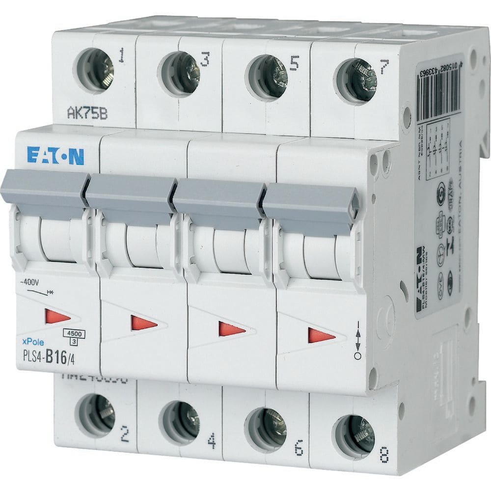 EATON EAO243396 PLS4-B16/4 INT. MT 4,5KA 4P B 16A