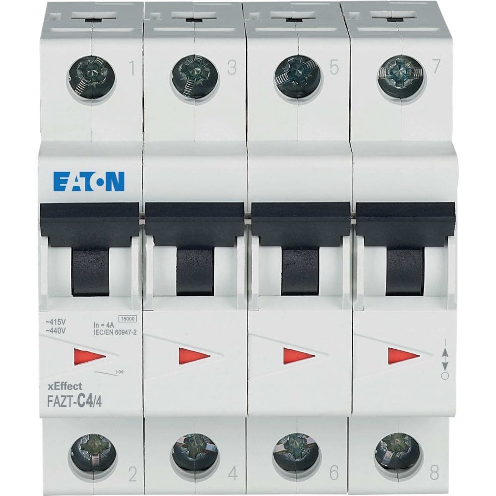 EATON EAO240949 FAZT-C4/4 INT. MT 15KA 4P C 4A