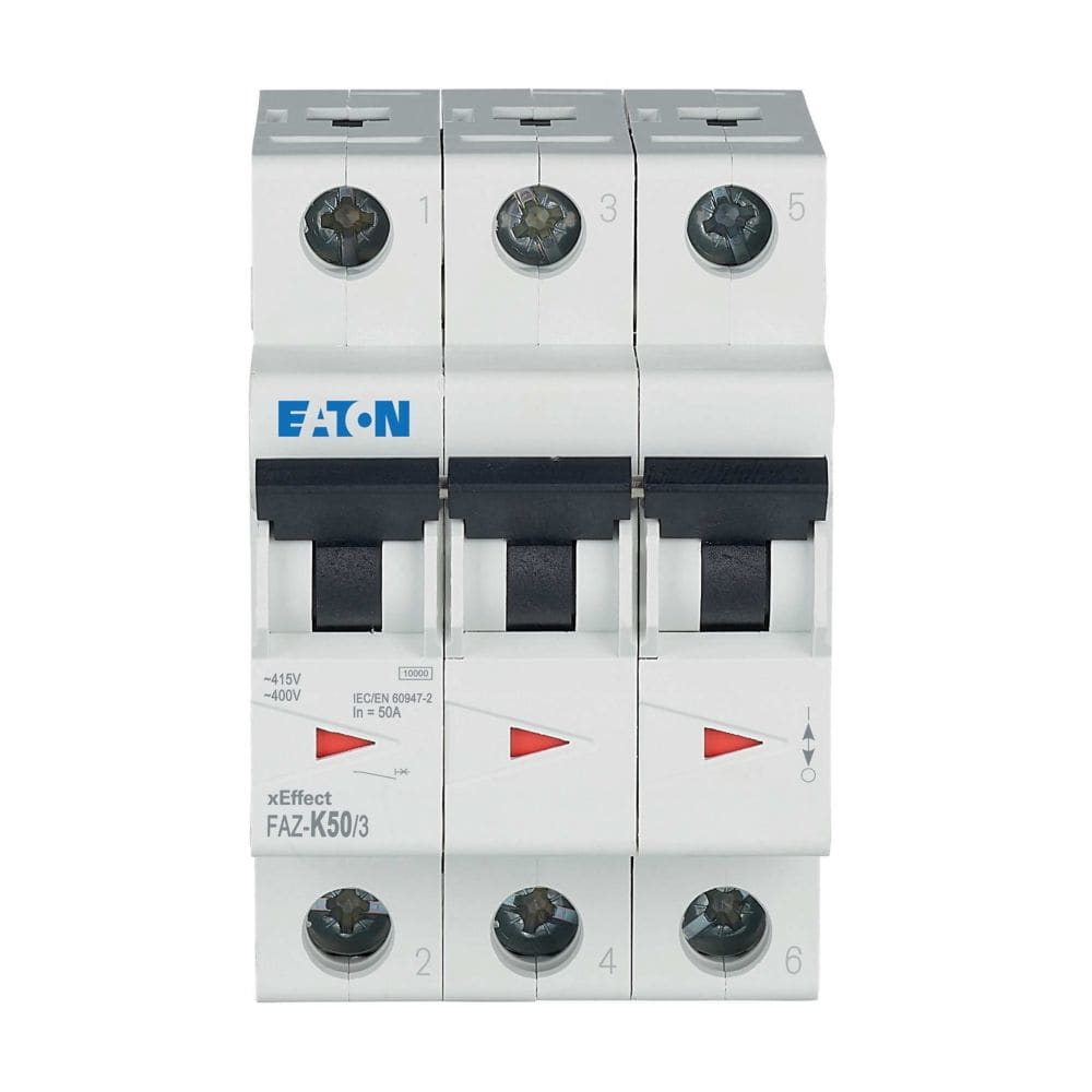 EATON EAO278916 FAZ-K50/3 INT. MT 15KA 3P K 50A