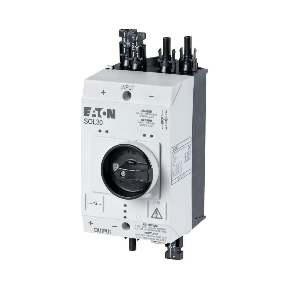 EATON EAO120922 SOL30/2MC4 SEZ.DC IN CUST. 30A 2 STR. MC