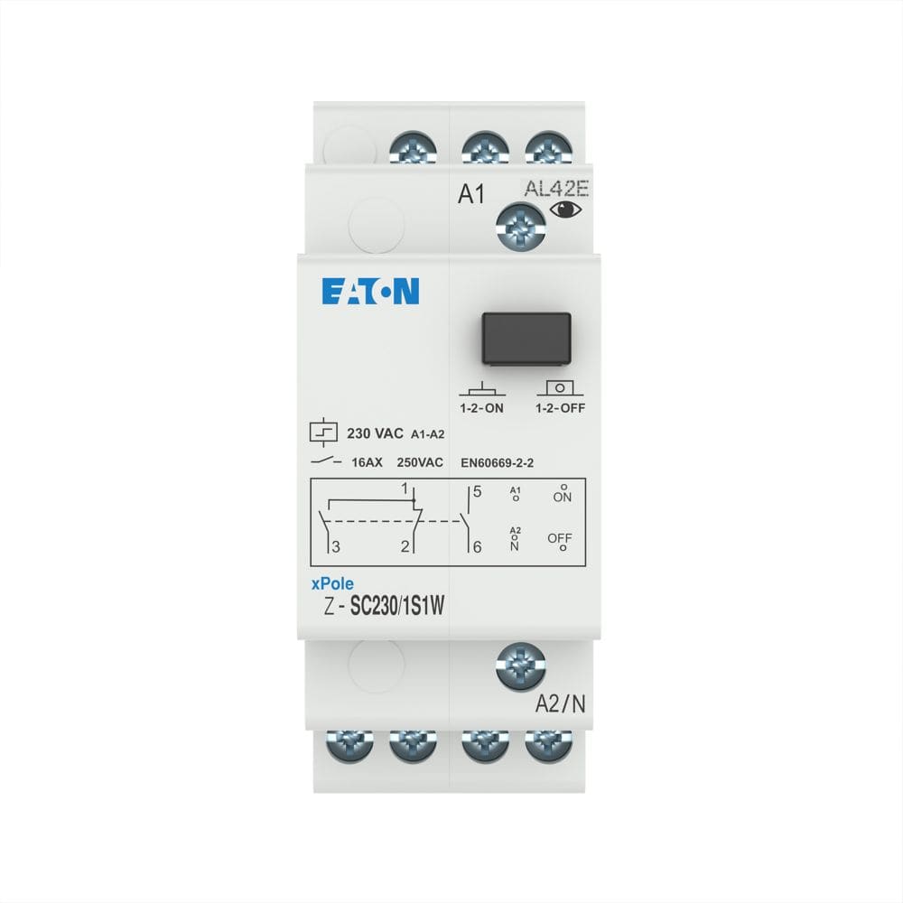 EATON EAO265324 Z-SC230/1S1W PASS0-PASS0 CENTR 230V 1NA+