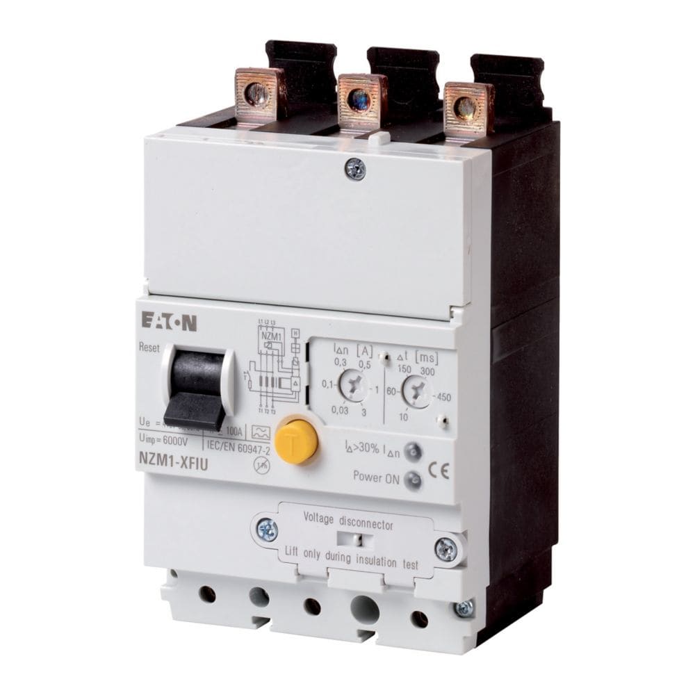 EATON EAO104611 NZM1-XFIU BL.DIF. 3P 100A REG SOTTOP.