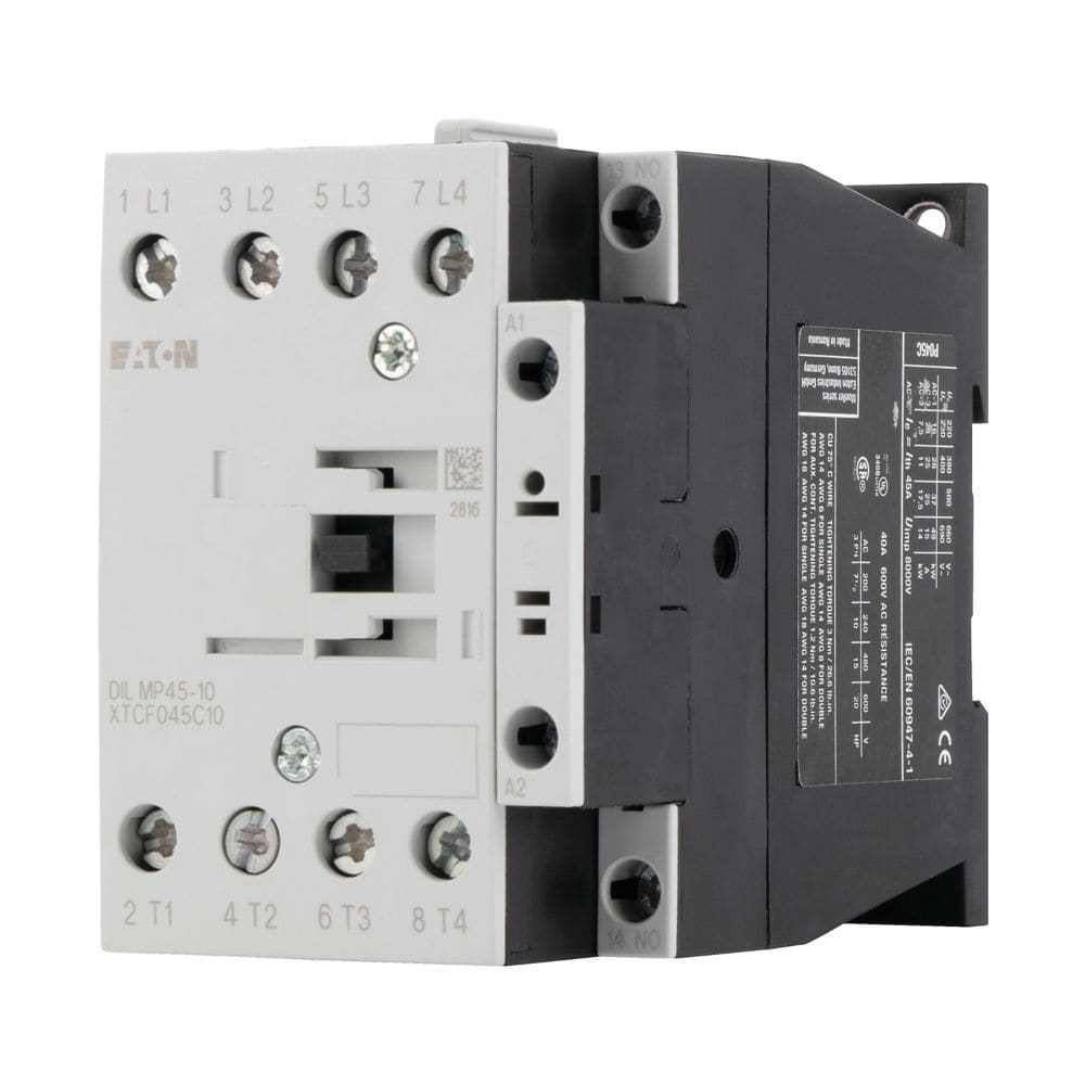 EATON EAO109819 DILMP45-10(110V50HZ,120V60HZ) CONT. 4P 4