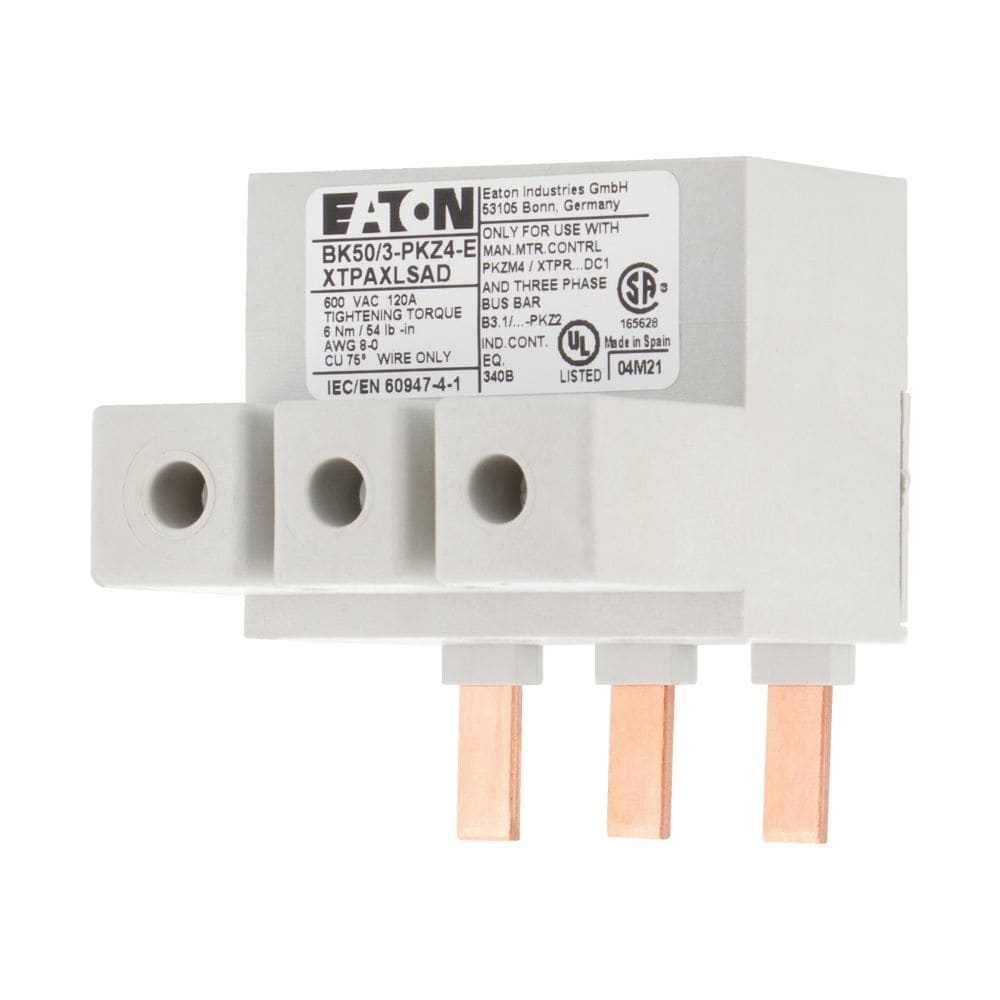EATON EAO272165 BK50/3-PKZ4-E MORSETTO DI ALIM PKZM4