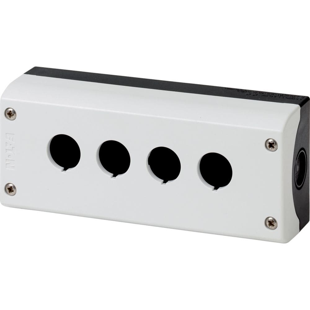 EATON EAO216539 M22-I4 CUSTODIA 4 FORI, NERO /GRIGIO