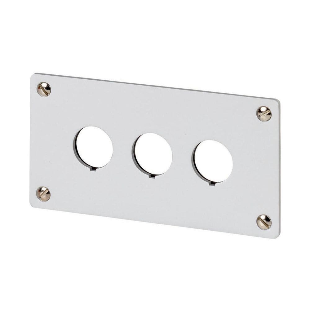 EATON EAO216544 M22-E3 PIASTRA INCASSO 3 FORI, ALU