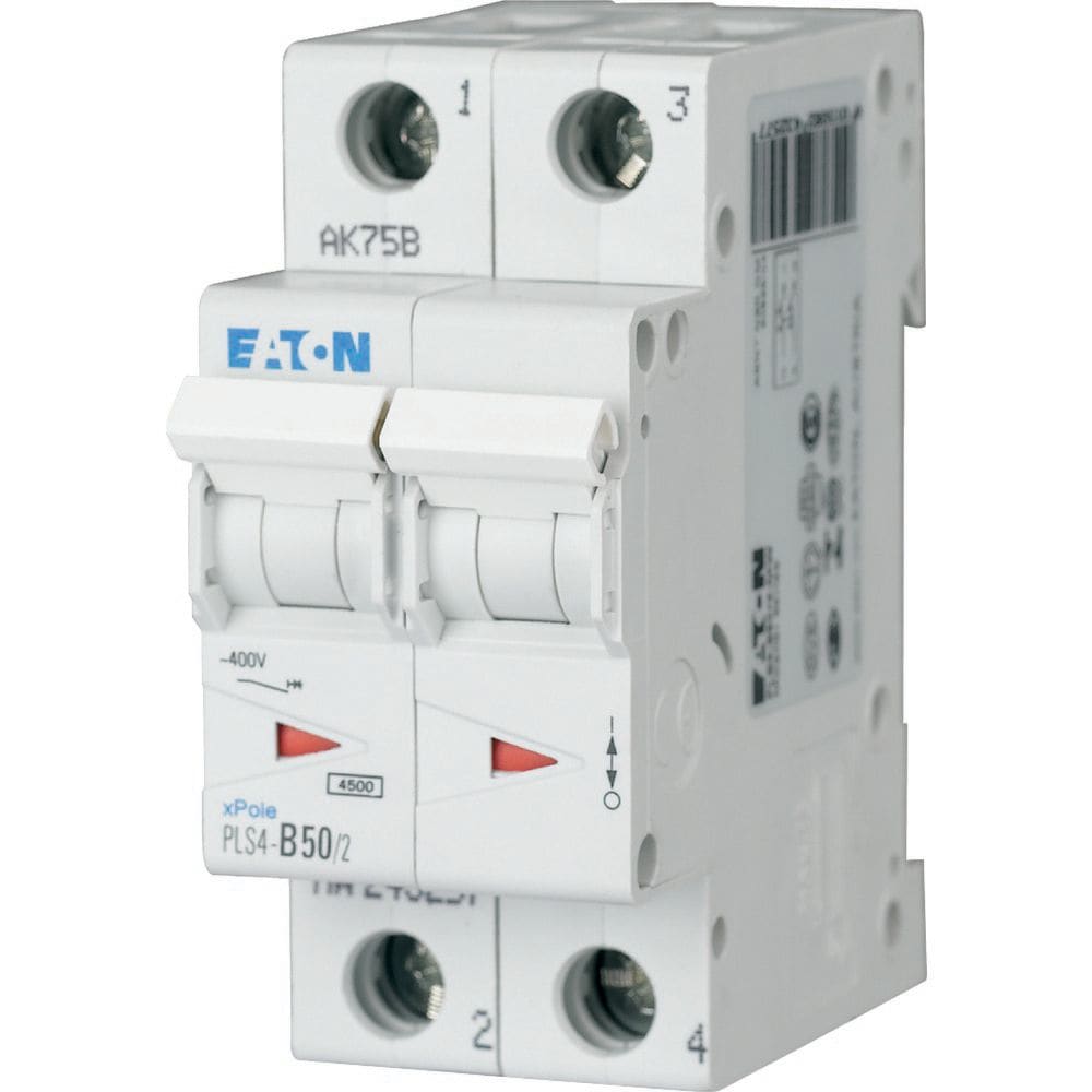 EATON EAO243283 PLS4-C50/2 INT. MT 4,5KA 2P C 50A