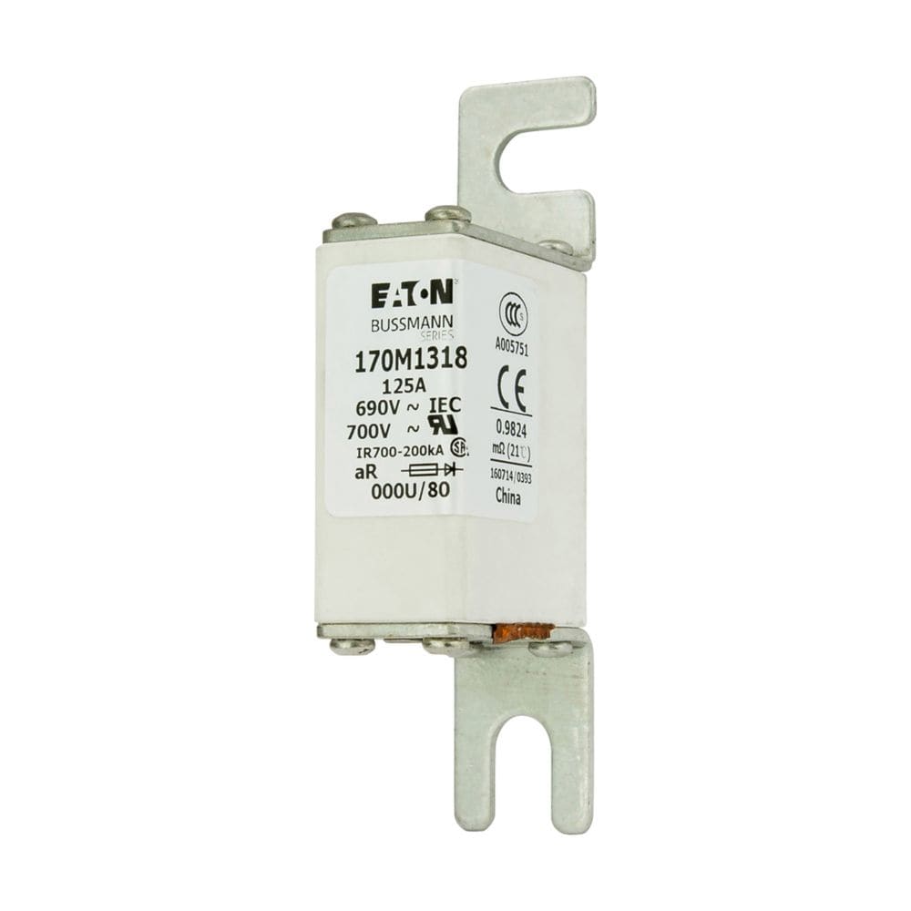 EATON EAO170M1318 170M1318 FUSE 125A 690V 000U/80 AR UC