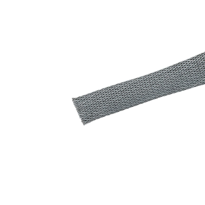 PANDUIT - PANSE75PFR-CR8 BRAIDED SLEEVE, FR, .75 X100 ,GRY,1RL