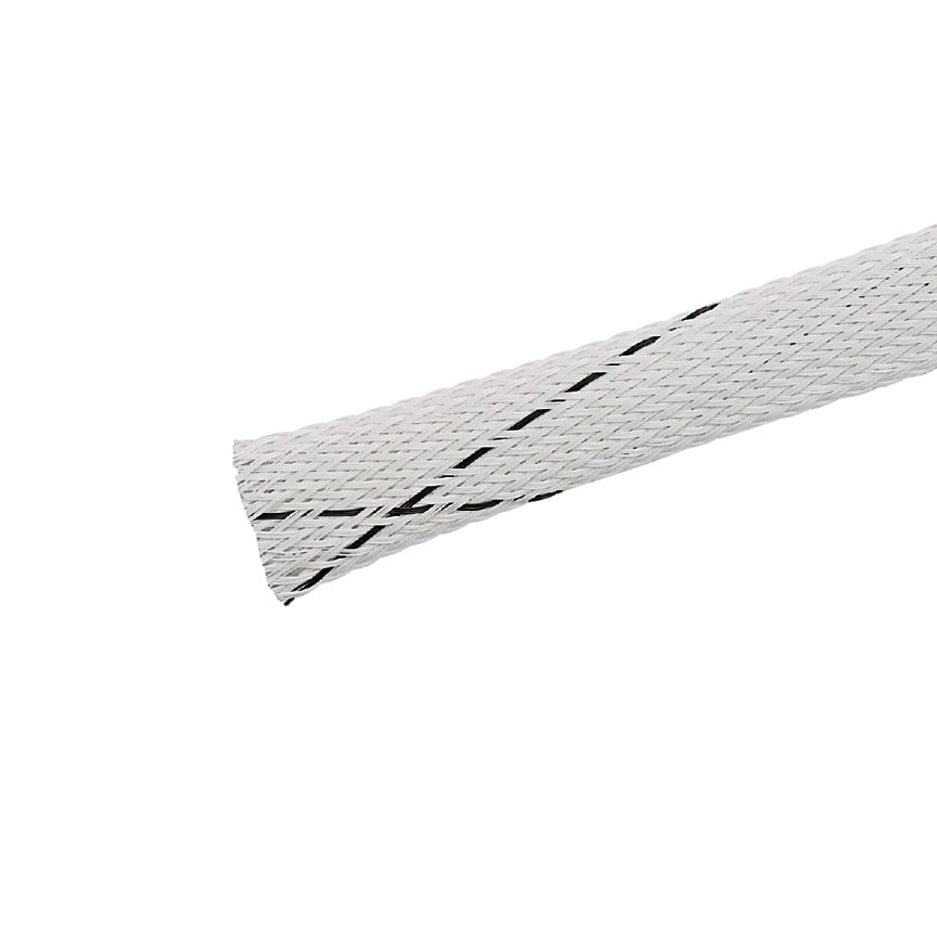 PANDUIT - PANSE25PFR-MR10 BRAIDED SLEEVE, FR, .25 X1000 ,WHT,1RL