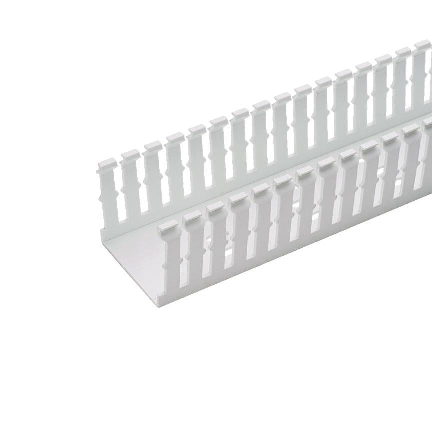 PANDUIT - PANF3X4WH6 NAR SLOT DUCT, PVC, 3X4X6 ,WHT,6FT