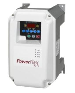 ROCKWELL AUTOMATION RCK22B-D2P3C104 POWERFLEX 40- 0.75 KW (1 HP) AC DRIVE