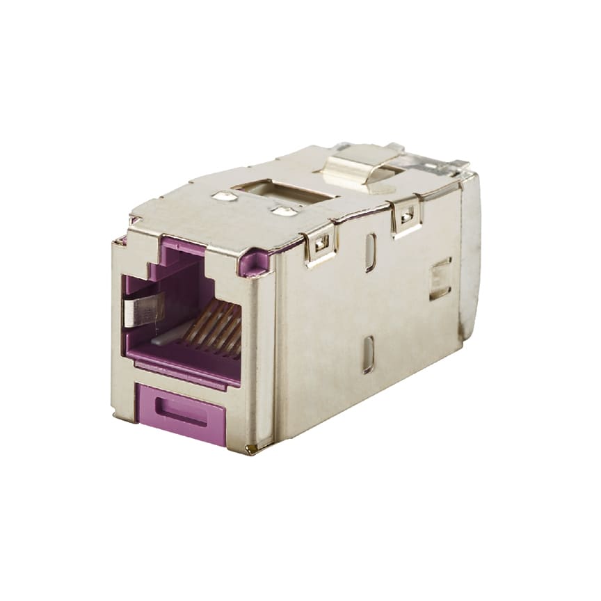 PANDUIT PANCJS688TGVLY THE MINI-COM CAT 6 SHIELDED RJ45 TG JACK