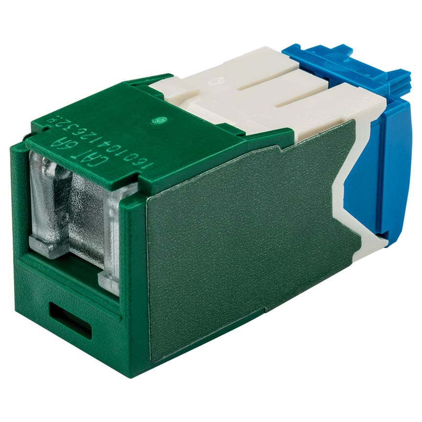 PANDUIT - PANCJH6X88TGGR SPRING SHUTTERED JACK,CAT6A,GR,EA