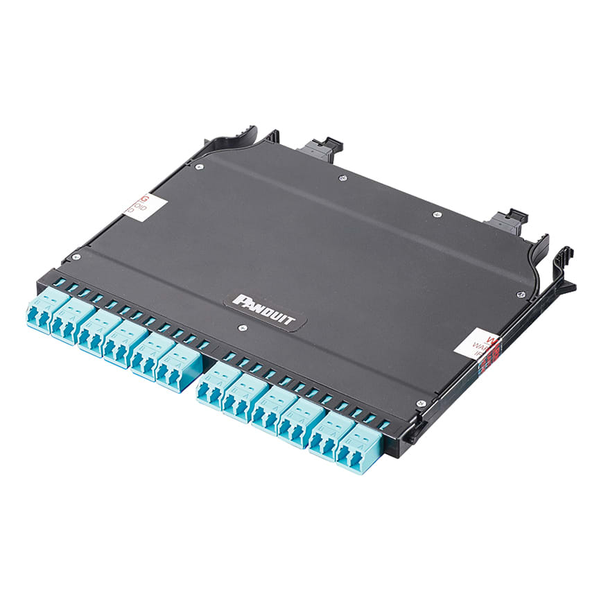 PANDUIT - PANFHCZA-24-10U OM4 HD Flex Cassette with 2 MPO to 12 du