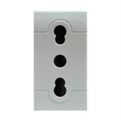 SCAME PARRE SPA SCA101.6403.G PRESA 2P+T 16A 250V BIVAL.(P11/P17)GRIG.