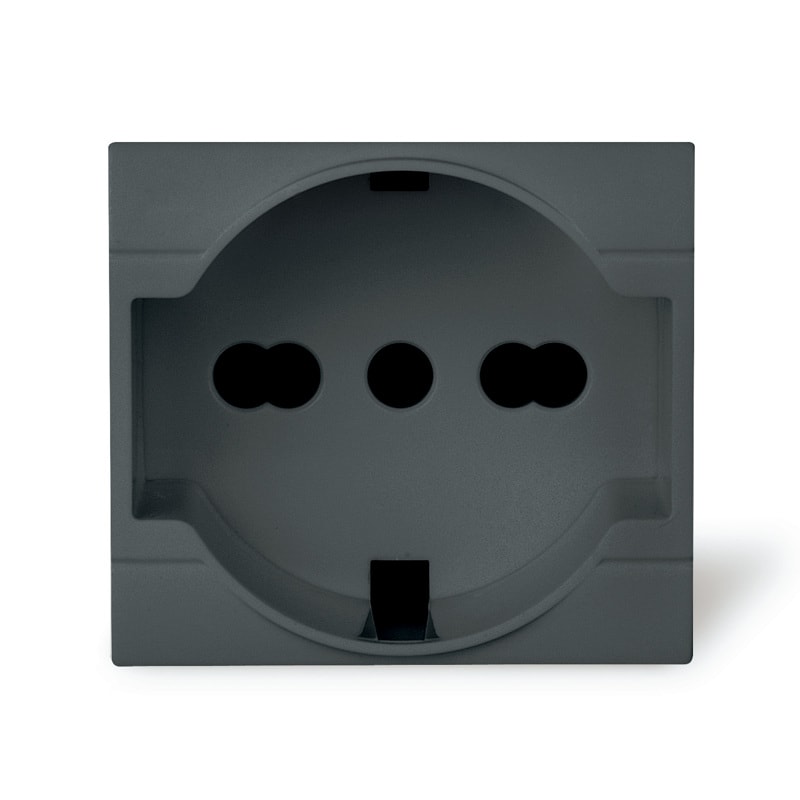 SCAME PARRE S.P.A. - SCA101.6405 PRESA P40 PLURISTANDARD ANTRACITE