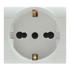 SCAME PARRE S.P.A. - SCA101.6405.B PRESA P40 PLURISTANDARD BIANCA