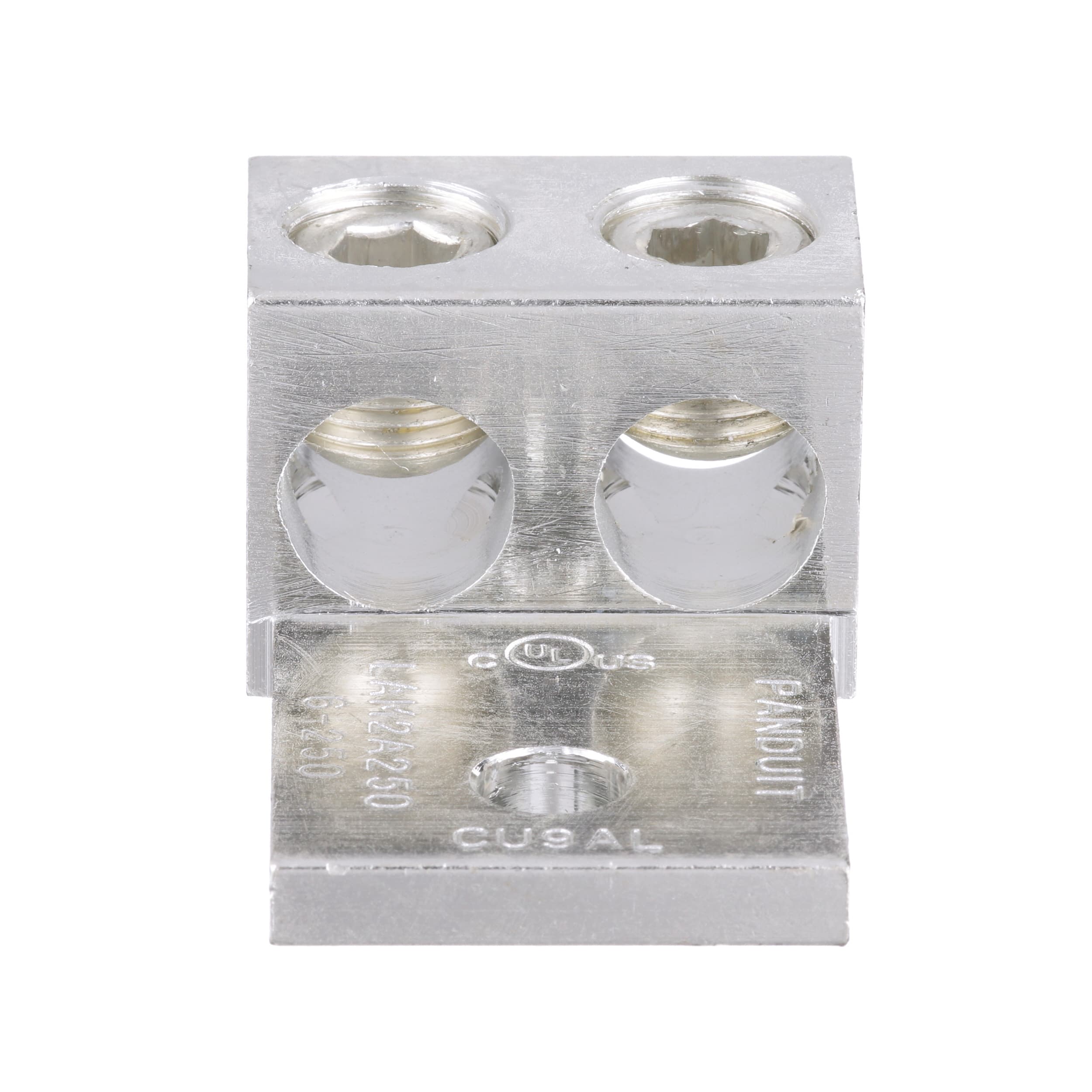 PANDUIT - PANLAM2A250-38-6Y Al Lug,6AWG-250kcmil,3/8in Stud,PK6