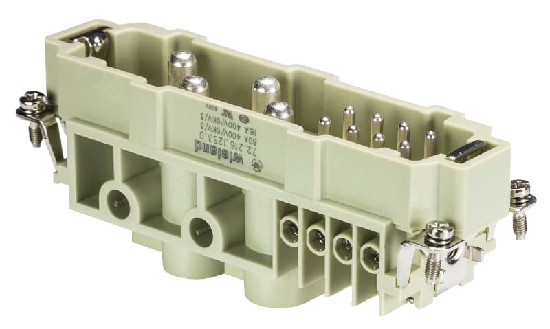 WIELAND ELECTRIC SRL - WIE72.216.1253.0 MALE INSERT POW STS 4/8 NL BB AG