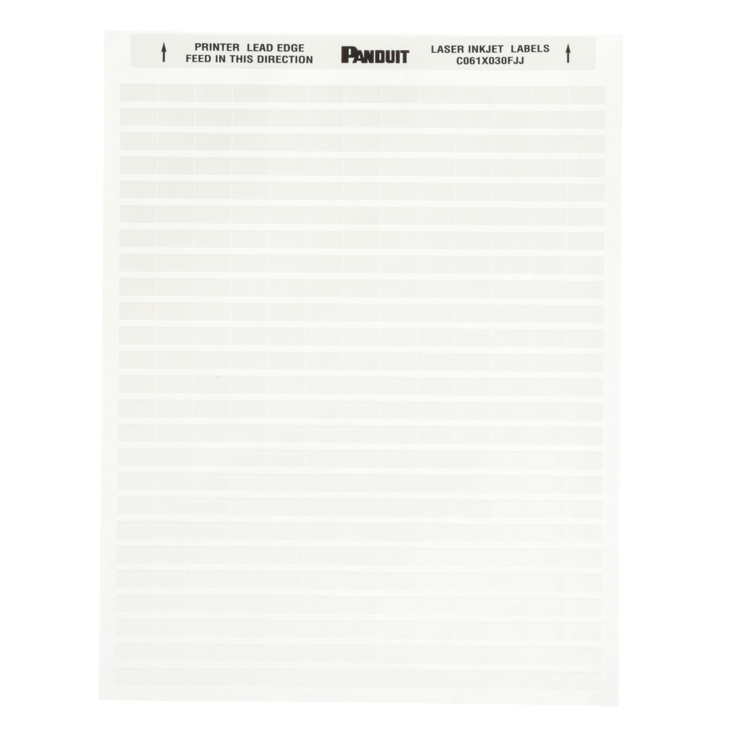 PANDUIT - PANC061X030FJJ NETWORKLABEL,ADH,.61 WX.3 H,WH,PK5000