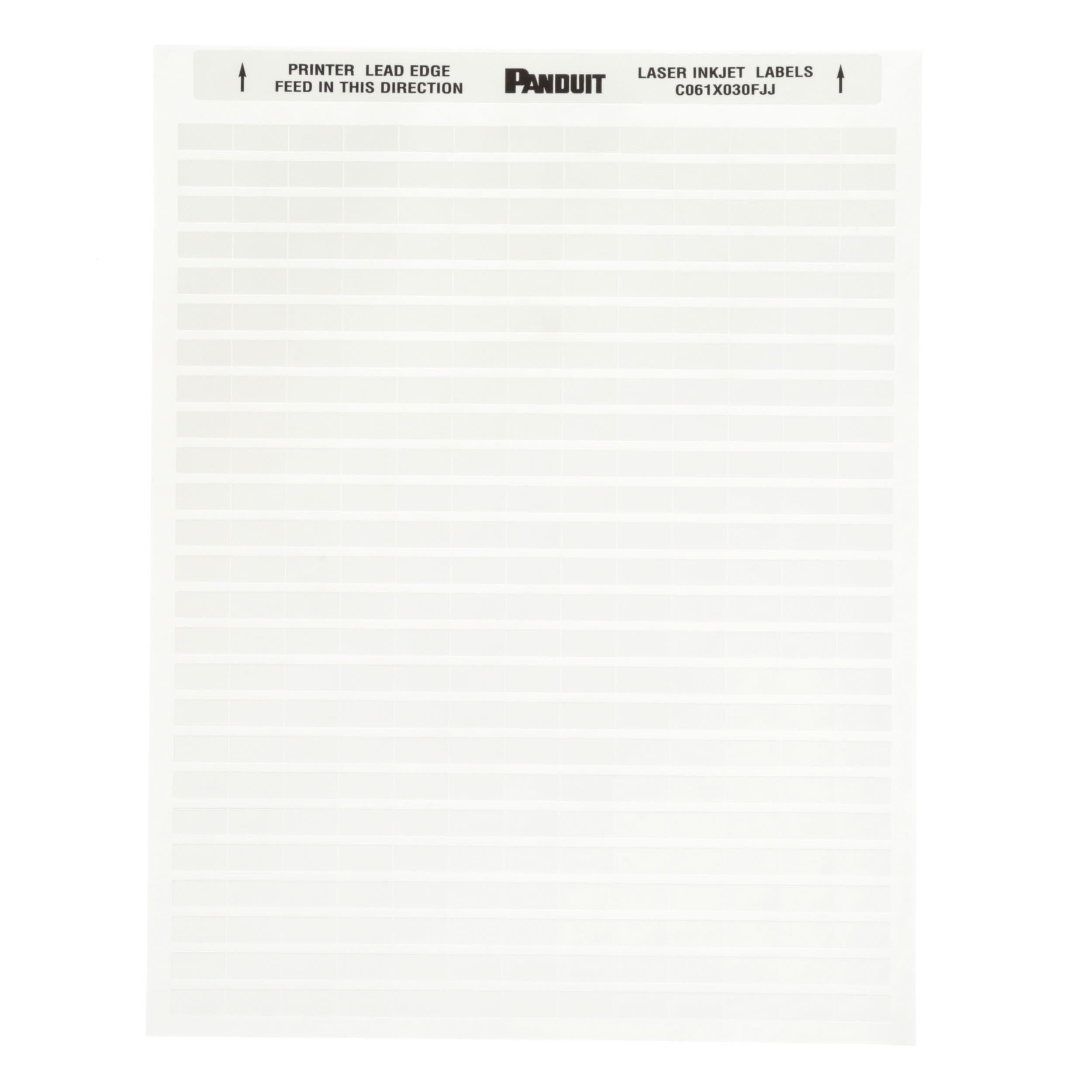 PANDUIT - PANC061X030FJJ NETWORKLABEL,ADH,.61 WX.3 H,WH,PK5000