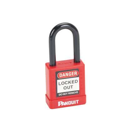 PANDUIT - PANPSL-8 NON-CONDUCTIVE LOCK,1.50IN SHACKLE,RD,EA
