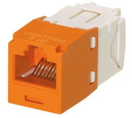 PANDUIT - PANCJ688TGOR PRESA MINICOM RJ45 UTP CAT. 6 ARANCIONE