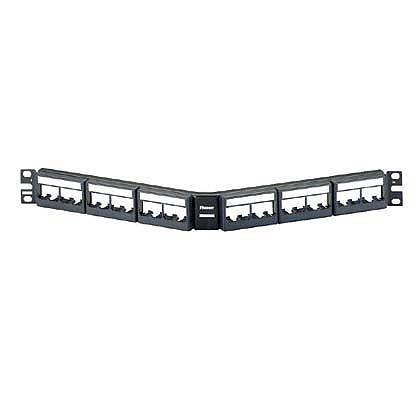 PANDUIT - PANCPPLA24WBLY PATCHPANEL,24-PORT,ANGLED,BL,EA