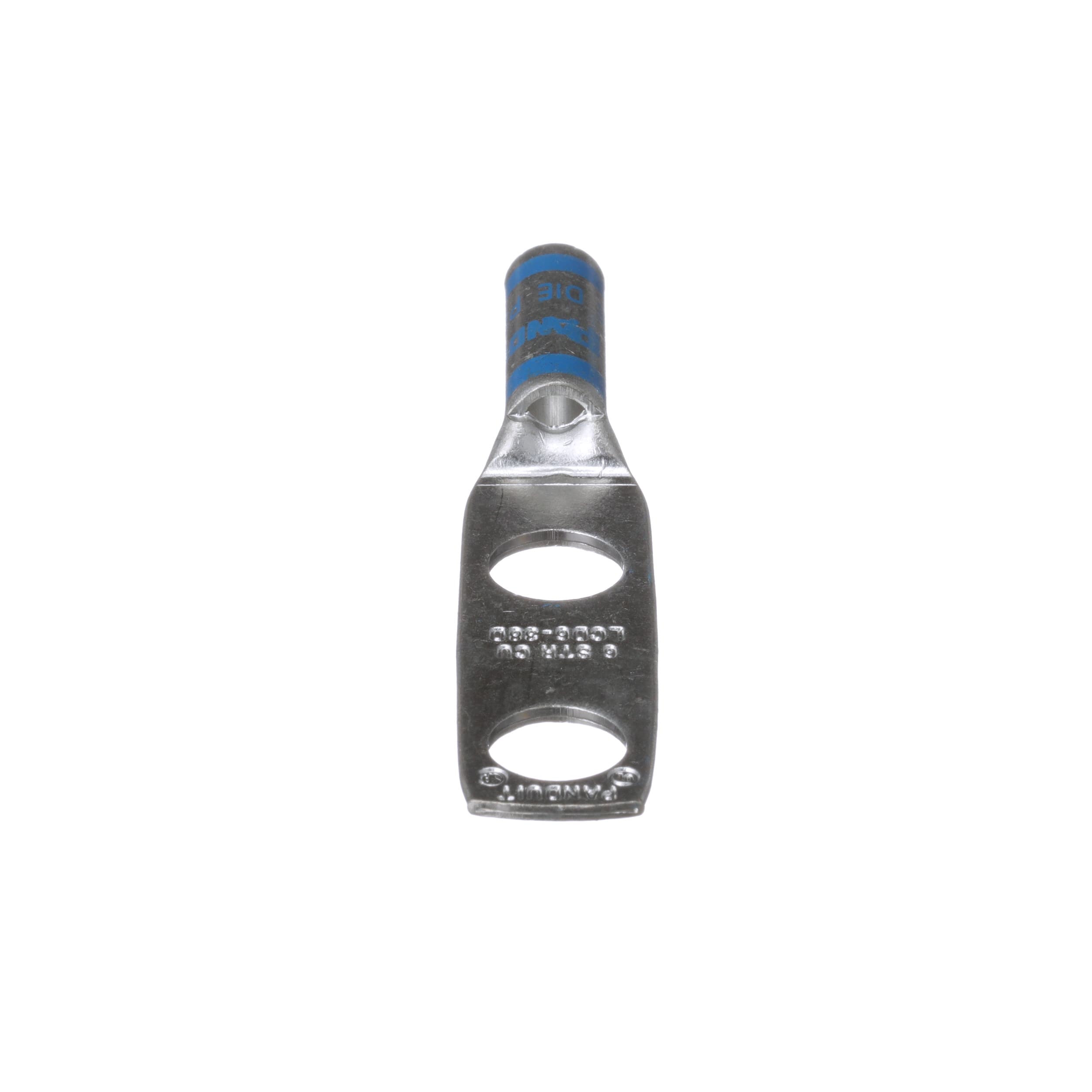 PANDUIT - PANLCD6-38D-L STDLUG,6AWG,2HOL,1IN SPACE,WDW,PK50