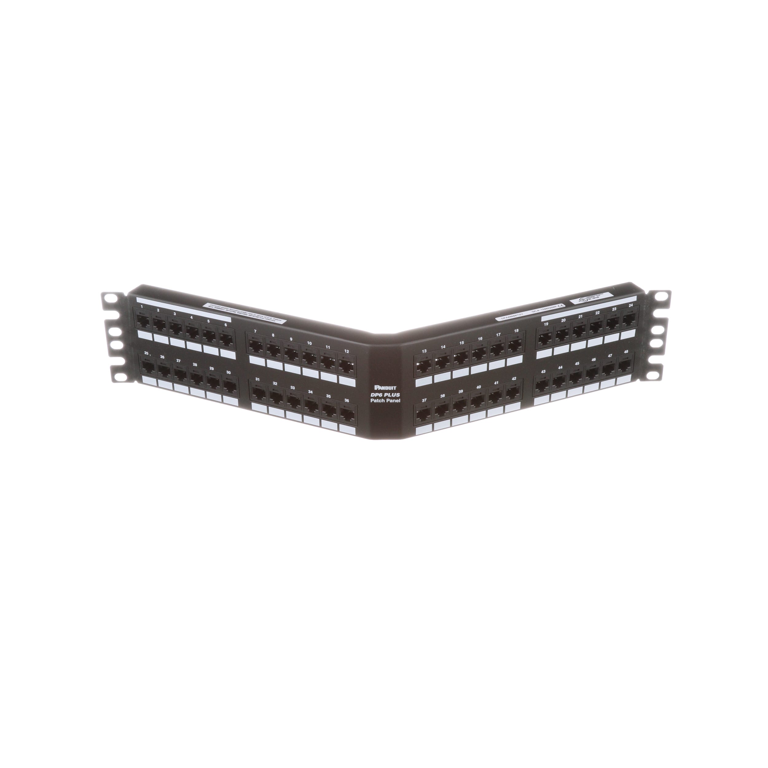 PANDUIT - PANDPA48688TGY PCHDOWNPTCHPNL,CAT6,ANGLD,48PT,2RU,EA
