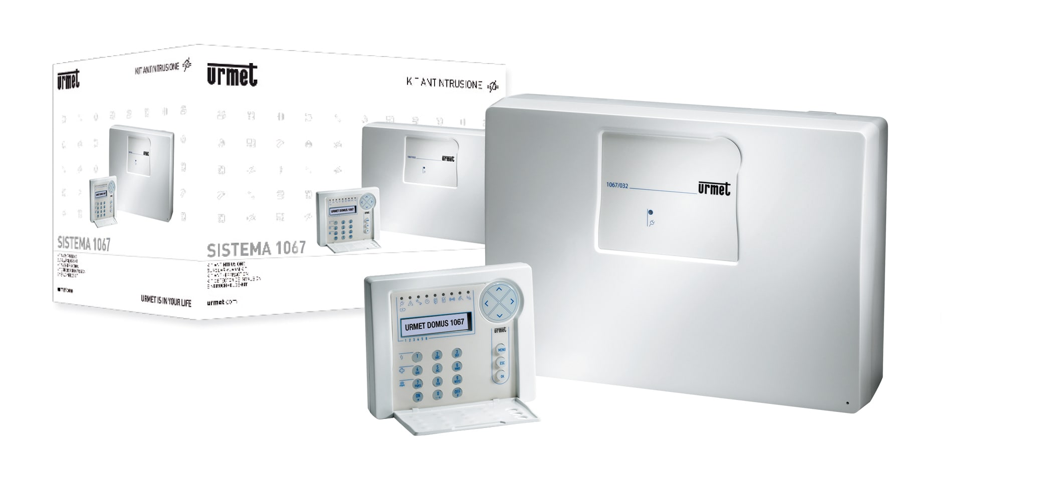 URMET SPA - UTD1067/916 KIT 1067 CENTRALE + TASTIERA