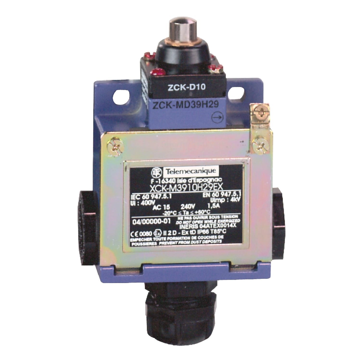 SCHNEIDER ELECTRIC - SNRXCKM3910H29EX FINECORSA METALLICO ATEX