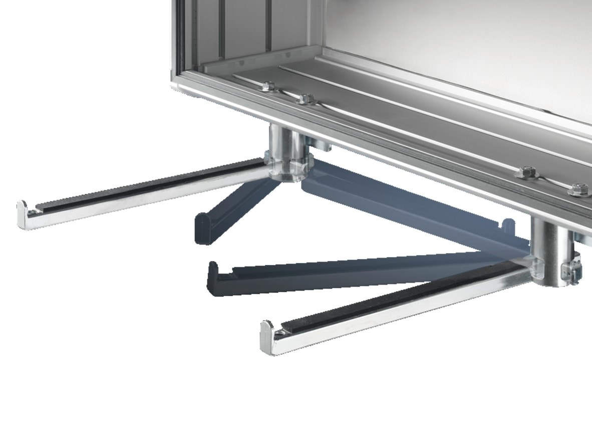 RITTAL SPA - RIT6514200 CP STAFFA DI APPOGGIO GIREVOLE - 2PZ