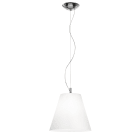 ROSSINI - RSS10850-20 SOSPENSIONE CROMO/VETRO BIANCO SATINATO