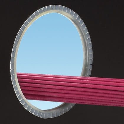 PANDUIT PANGEE144FR-CY SLOTTED GROMMET EDGING, .144 THICKNESS,