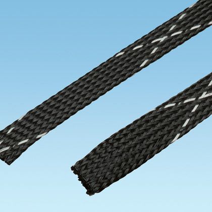 PANDUIT - PANSE75PFR-CR0 BRAIDED SLEEVE, FR, .75 X100 ,BLK,1RL