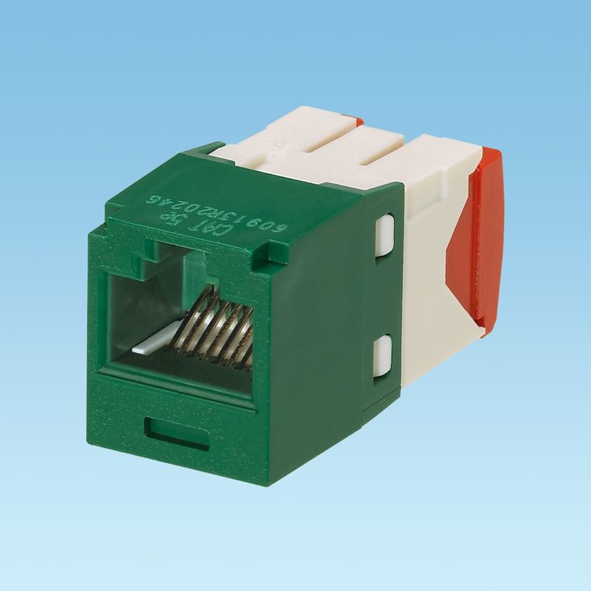 PANDUIT - PANCJ5E88TGGR PRESA MINICOM RJ45 UTP CAT 5E VERDE