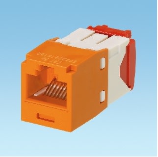 PANDUIT - PANCJ5E88TGOR MODULE,CAT5E,UTP,8P8W,TGSTYLE,OR,EA